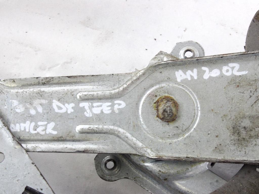 MEHANIZEM DVIGA ZADNJIH STEKEL  OEM N. 5362 SISTEMA ALZACRISTALLO PORTA POSTERIORE ELETTR ORIGINAL REZERVNI DEL JEEP GRAND CHEROKEE ZJ ZG MK1 (1993 - 1998) DIESEL LETNIK 1995