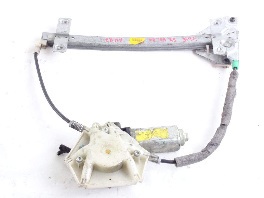 MEHANIZEM DVIGA ZADNJIH STEKEL  OEM N. 14960 SISTEMA ALZACRISTALLO PORTA POSTERIORE ELETT ORIGINAL REZERVNI DEL VOLVO V40/S40 MK1 644 645 (1996 - 2004)DIESEL LETNIK 2002