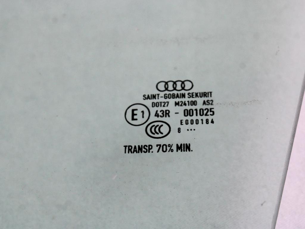 ZADNJA LEVA STEKLO OEM N. 8V4845201A ORIGINAL REZERVNI DEL AUDI A3 MK3R 8V 8V1 8VK 8VS 8VM 8V7 8VE 3P/5P/CABRIO (2016 -2020)DIESEL LETNIK 2018