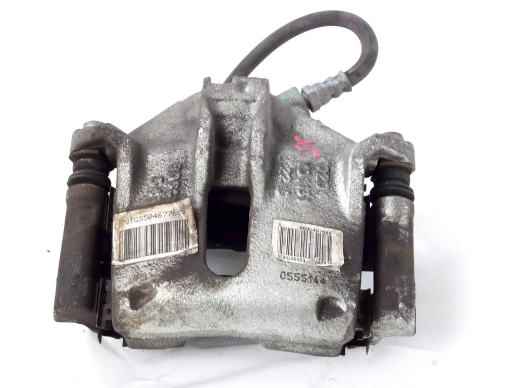 SPREDNJE LEVE ZAVORNE CELJUSTI  OEM N. 9805497680 ORIGINAL REZERVNI DEL PEUGEOT 208 CA CC MK1 (2012 -2019) DIESEL LETNIK 2015