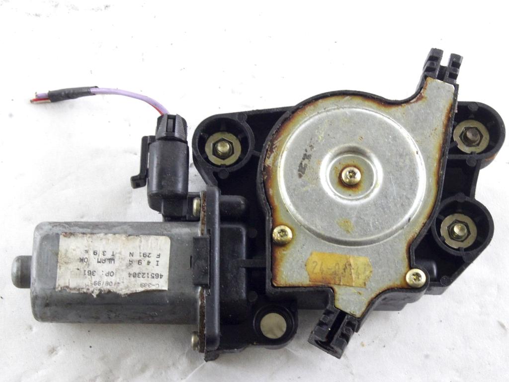 DVIZNI MEHANIZEM SPREDNIH STEKEL  OEM N. 8970 MOTORINO ALZACRISTALLO PORTA ANTERIORE ORIGINAL REZERVNI DEL FIAT SEICENTO 600 187 MK2 (1998 - 04/2005)BENZINA LETNIK 2005