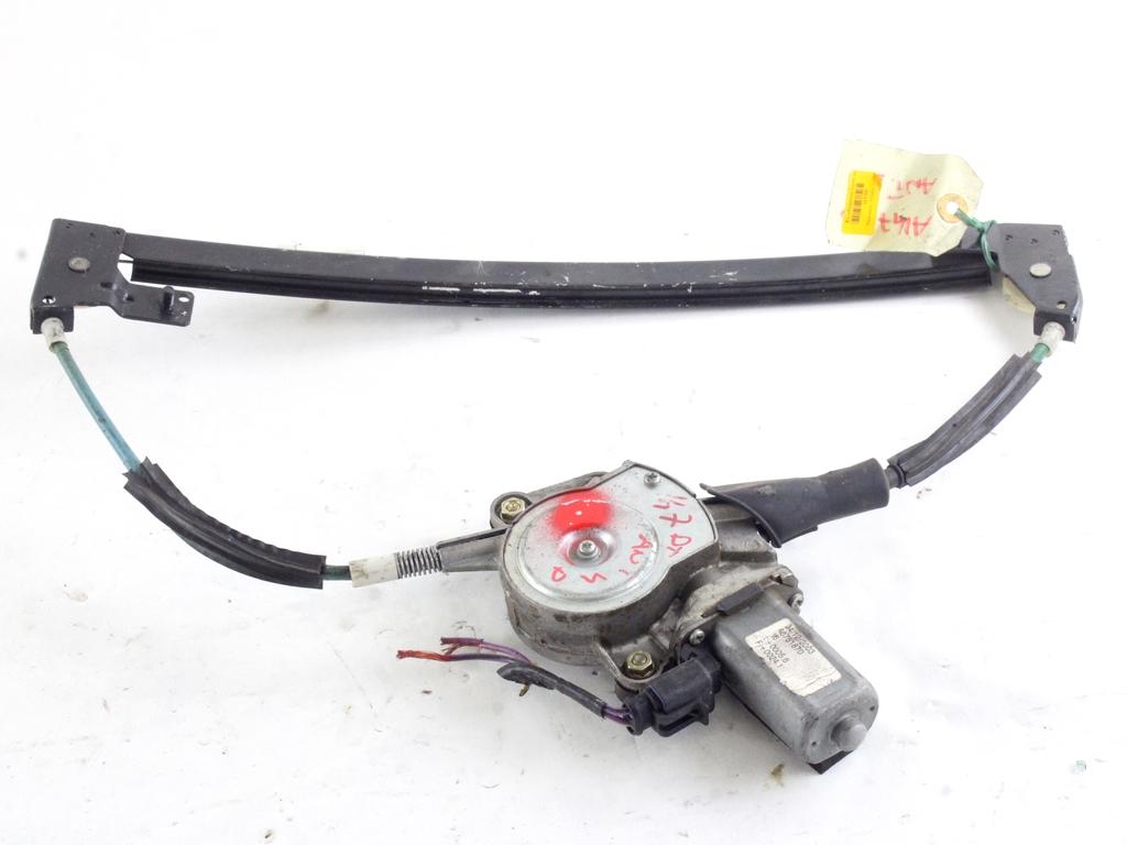 MEHANIZEM DVIGA SPREDNJIH STEKEL  OEM N. 15579 SISTEMA ALZACRISTALLO PORTA ANTERIORE ELETTR ORIGINAL REZERVNI DEL ALFA ROMEO 147 937 R (2005 - 2010) BENZINA LETNIK 2010