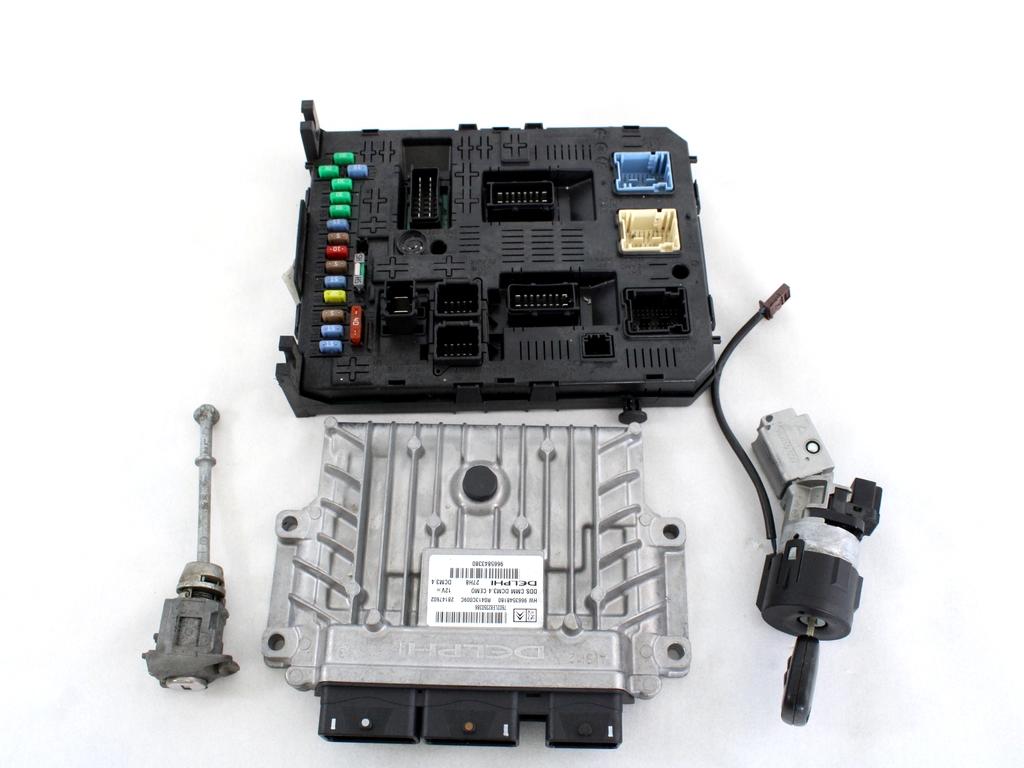 KOMPLET ODKLEPANJE IN VZIG  OEM N. 24509 KIT ACCENSIONE AVVIAMENTO ORIGINAL REZERVNI DEL CITROEN C5 RD TD MK2 /TOURER/CROSS TOURER (2008 - 2017) DIESEL LETNIK 2009