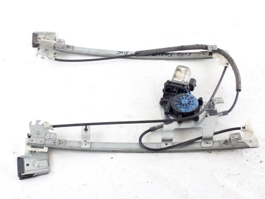 MEHANIZEM DVIGA SPREDNJIH STEKEL  OEM N. 15810 SISTEMA ALZACRISTALLO PORTA ANTERIORE ELETTR ORIGINAL REZERVNI DEL FORD FOCUS DAW DBW DNW MK1 R BER/SW (2001-2005) DIESEL LETNIK 2003