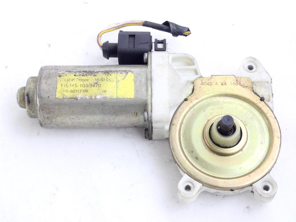 DVIZNI MEHANIZEM SPREDNIH STEKEL  OEM N. 16970 MOTORINO ALZACRISTALLO PORTA ANTERIORE ORIGINAL REZERVNI DEL FORD FOCUS DAW DBW DNW MK1 R BER/SW (2001-2005) DIESEL LETNIK 2003