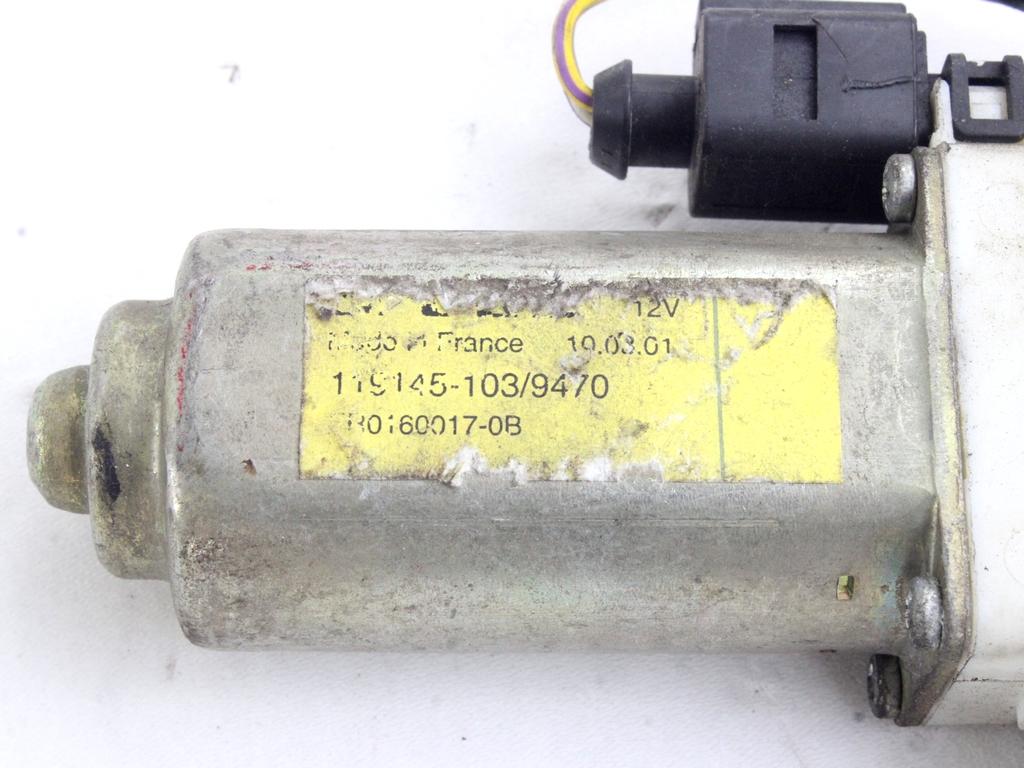 DVIZNI MEHANIZEM SPREDNIH STEKEL  OEM N. 16970 MOTORINO ALZACRISTALLO PORTA ANTERIORE ORIGINAL REZERVNI DEL FORD FOCUS DAW DBW DNW MK1 R BER/SW (2001-2005) DIESEL LETNIK 2003