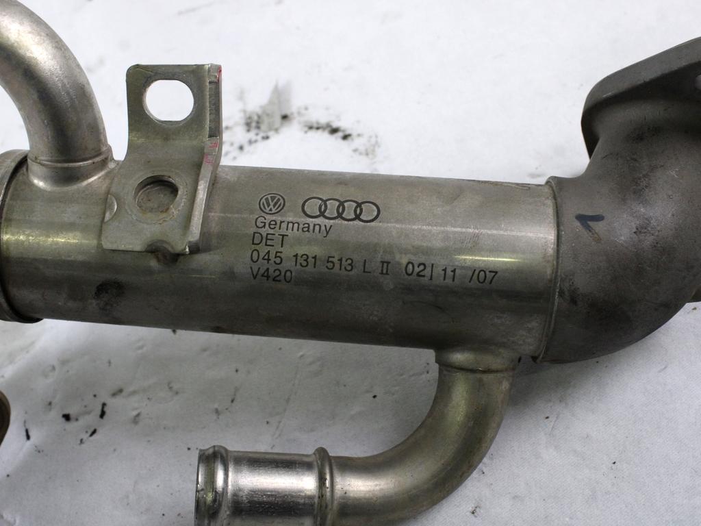 EGR VENTIL/IZMENJALNIK OEM N. 045131513L ORIGINAL REZERVNI DEL VOLKSWAGEN POLO 9N R (2005 - 10/2009) DIESEL LETNIK 2007