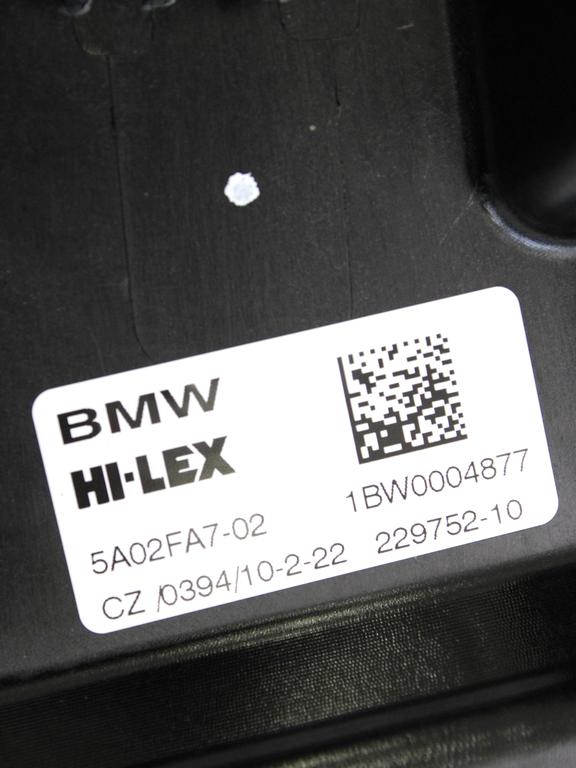 MEHANIZEM DVIGA ZADNJIH STEKEL  OEM N. 136293 SISTEMA ALZACRISTALLO PORTA POSTERIORE ELET ORIGINAL REZERVNI DEL BMW SERIE 1 BERLINA F40 (DAL 2019)DIESEL LETNIK 2022