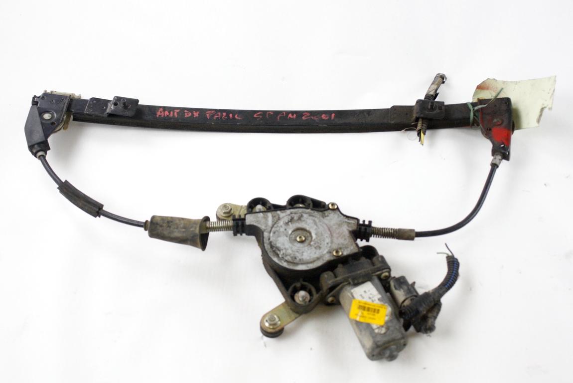 MEHANIZEM DVIGA SPREDNJIH STEKEL  OEM N. 9666 SISTEMA ALZACRISTALLO PORTA ANTERIORE ELETTRI ORIGINAL REZERVNI DEL FIAT STRADA 178 (2002 - 2005)DIESEL LETNIK