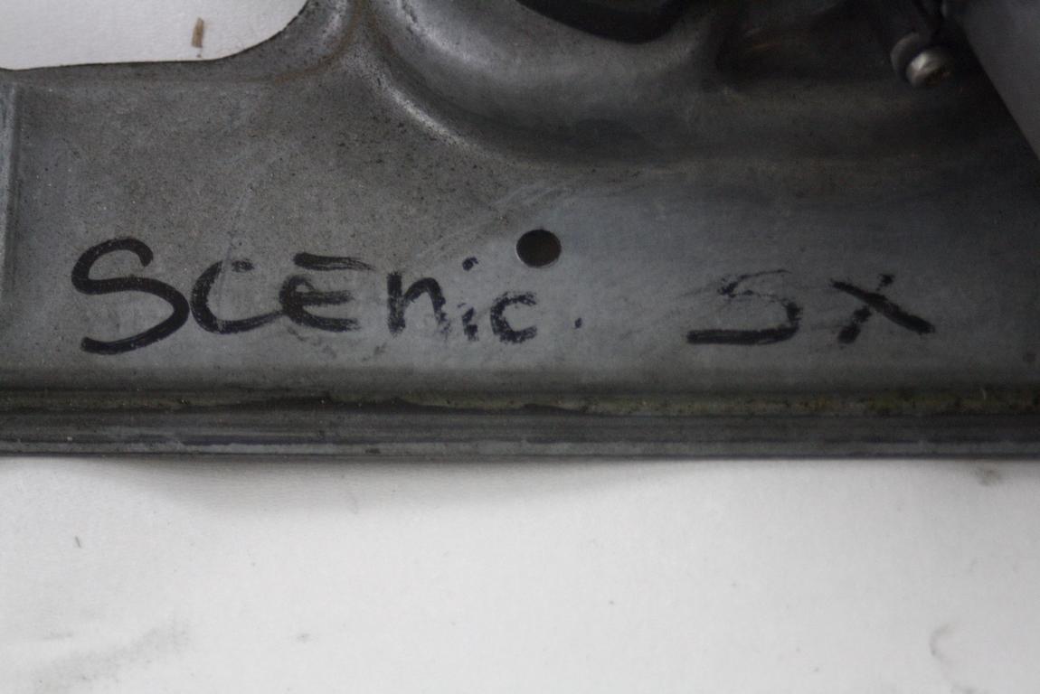 MEHANIZEM DVIGA SPREDNJIH STEKEL  OEM N. 28380 SISTEMA ALZACRISTALLO PORTA ANTERIORE ELETTR ORIGINAL REZERVNI DEL RENAULT SCENIC/GRAND SCENIC JM0/1 MK2 (2003 - 2009) BENZINA/GPL LETNIK 2007