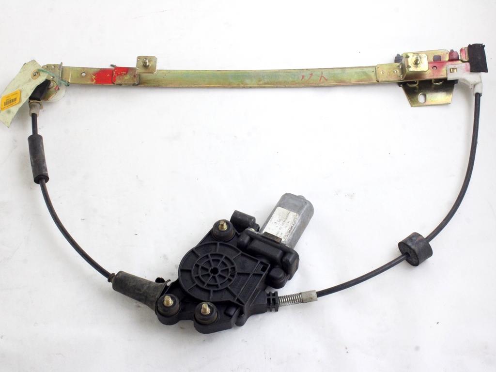 MEHANIZEM DVIGA SPREDNJIH STEKEL  OEM N. 8970 SISTEMA ALZACRISTALLO PORTA ANTERIORE ELETTRI ORIGINAL REZERVNI DEL FIAT SEICENTO 600 187 MK3 (2005 - 2010) BENZINA LETNIK 2008