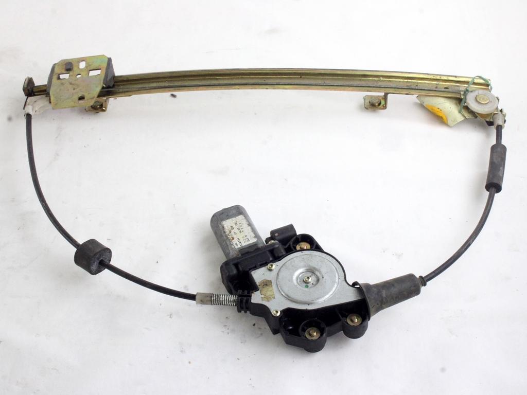 MEHANIZEM DVIGA SPREDNJIH STEKEL  OEM N. 8970 SISTEMA ALZACRISTALLO PORTA ANTERIORE ELETTRI ORIGINAL REZERVNI DEL FIAT SEICENTO 600 187 MK3 (2005 - 2010) BENZINA LETNIK 2008