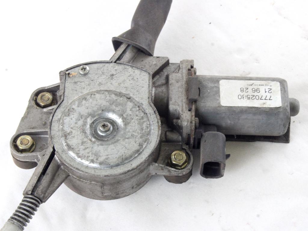 MEHANIZEM DVIGA SPREDNJIH STEKEL  OEM N. 5738 SISTEMA ALZACRISTALLO PORTA ANTERIORE ELETTRI ORIGINAL REZERVNI DEL FIAT BRAVA 182 (1995 - 2001) BENZINA LETNIK 1997