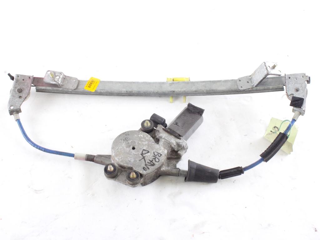 MEHANIZEM DVIGA SPREDNJIH STEKEL  OEM N. 5568 SISTEMA ALZACRISTALLO PORTA ANTERIORE ELETTRI ORIGINAL REZERVNI DEL FIAT BRAVO 182 R (1998 - 2001) BENZINA LETNIK 1998