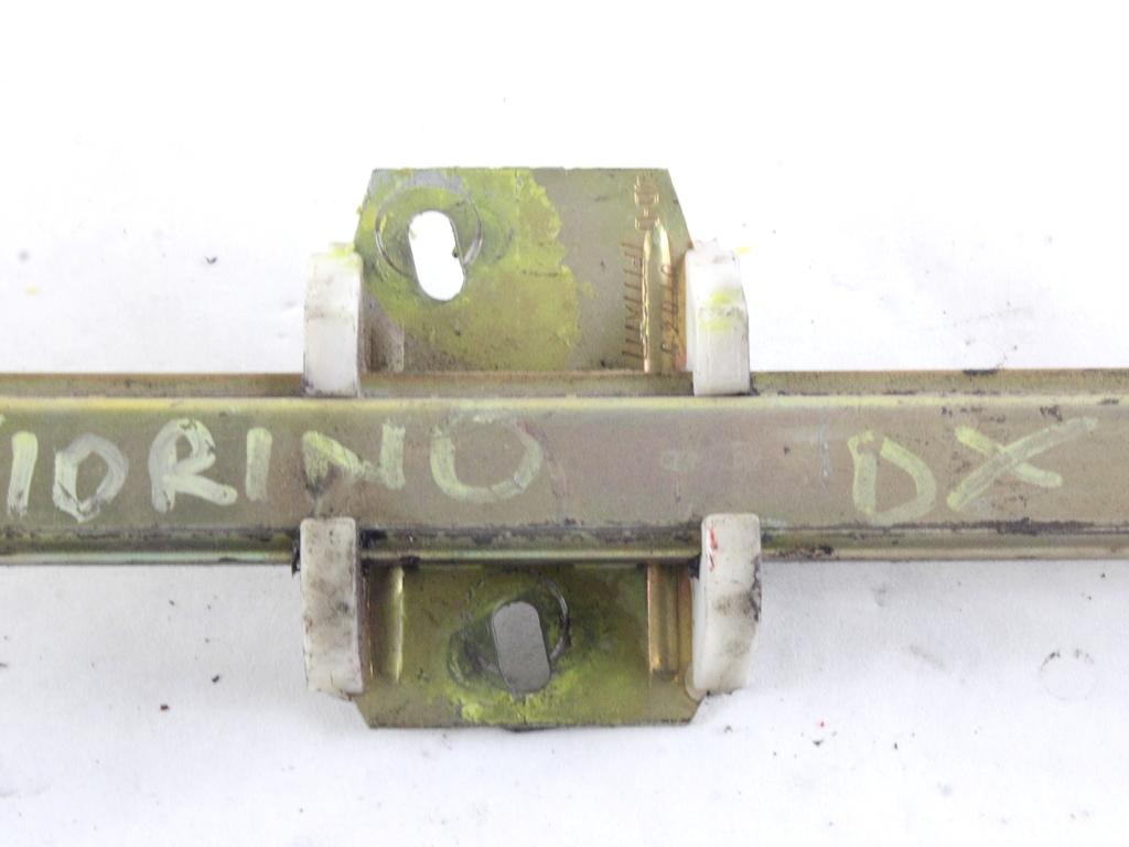 MEHANIZEM DVIGA SPREDNJIH STEKEL  OEM N. 7771 SISTEMA ALZACRISTALLO PORTA ANTERIORE ELETTRI ORIGINAL REZERVNI DEL FIAT FIORINO 146 (1987 - 2003) DIESEL LETNIK 1992