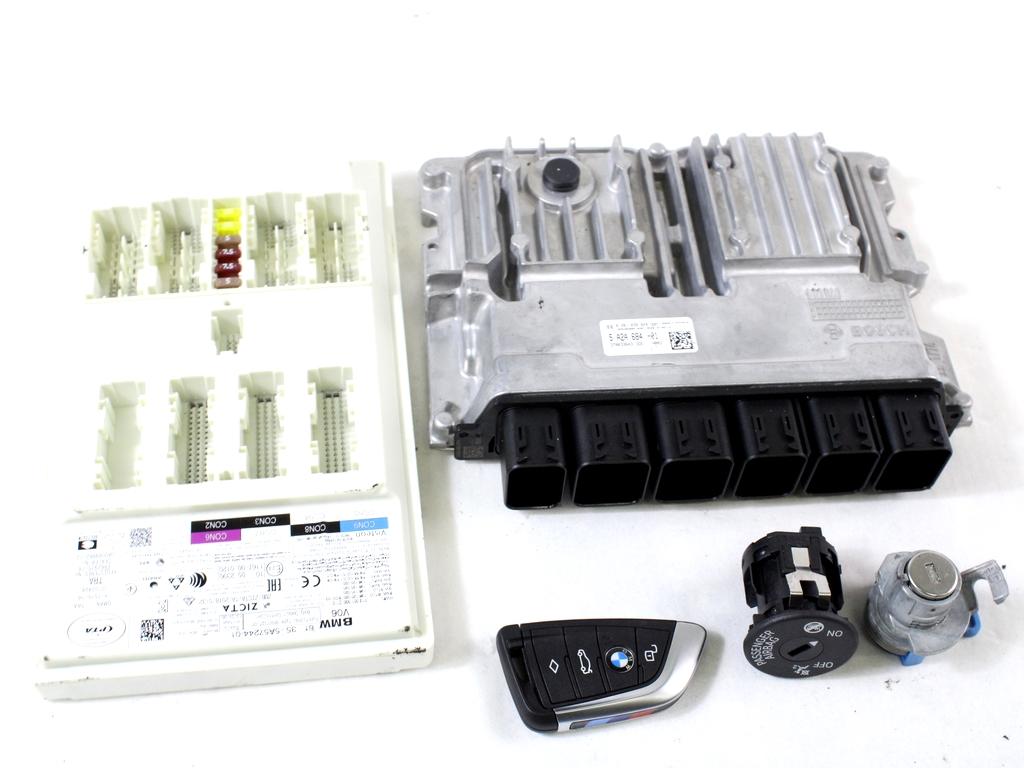 KOMPLET ODKLEPANJE IN VZIG  OEM N. 136293 KIT ACCENSIONE AVVIAMENTO ORIGINAL REZERVNI DEL BMW SERIE 1 BERLINA F40 (DAL 2019)DIESEL LETNIK 2022