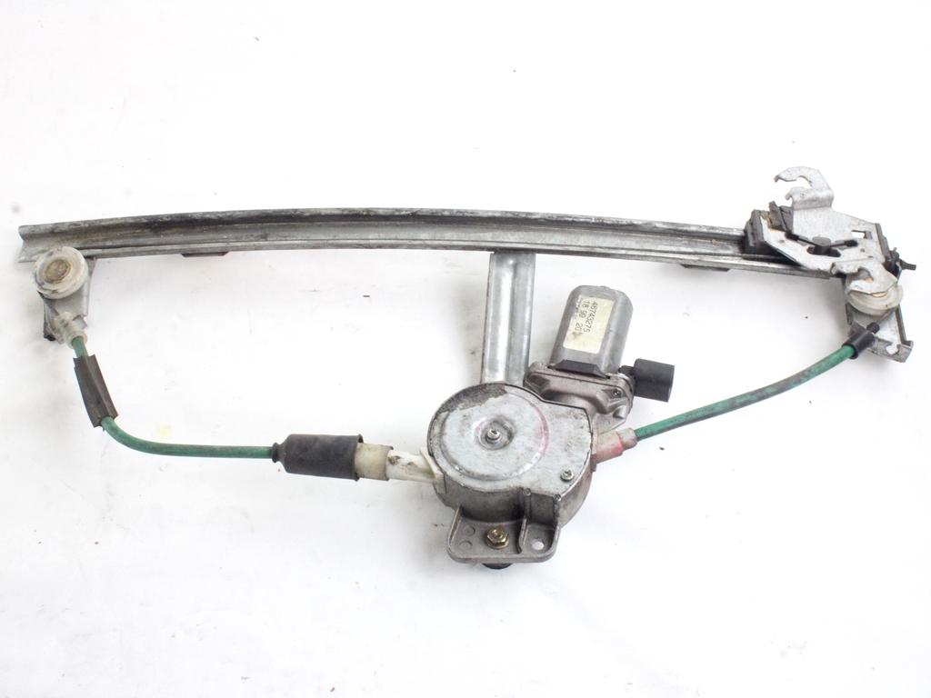 MEHANIZEM DVIGA SPREDNJIH STEKEL  OEM N. 4751 SISTEMA ALZACRISTALLO PORTA ANTERIORE ELETTRI ORIGINAL REZERVNI DEL ALFA ROMEO 146 930B (1995 - 2001)BENZINA LETNIK 1997