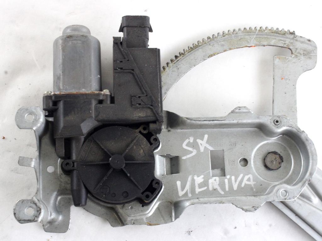 MEHANIZEM DVIGA SPREDNJIH STEKEL  OEM N. 17205 SISTEMA ALZACRISTALLO PORTA ANTERIORE ELETTR ORIGINAL REZERVNI DEL OPEL MERIVA A X03 (2003 - 2006) DIESEL LETNIK 2004