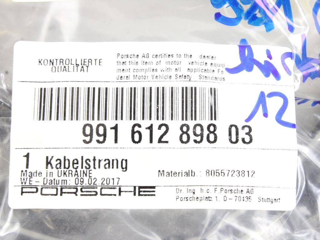 ELEKTRICNA NAPELJAVA OEM N. 99161289803 ORIGINAL REZERVNI DEL PORSCHE 911 991 (2012 - 2015)BENZINA LETNIK 2013