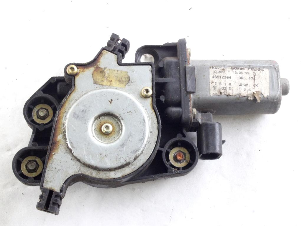 DVIZNI MEHANIZEM SPREDNIH STEKEL  OEM N. 8970 MOTORINO ALZACRISTALLO PORTA ANTERIORE ORIGINAL REZERVNI DEL FIAT SEICENTO 600 187 MK2 (1998 - 04/2005)BENZINA LETNIK 2005