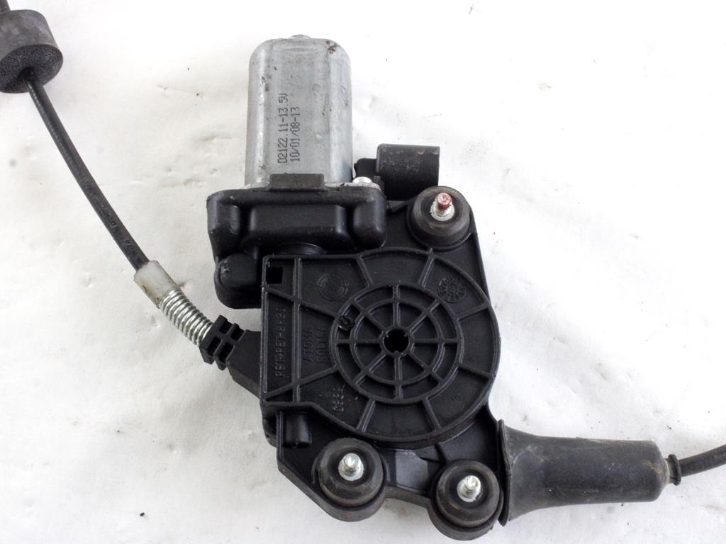 MEHANIZEM DVIGA SPREDNJIH STEKEL  OEM N. 8970 SISTEMA ALZACRISTALLO PORTA ANTERIORE ELETTRI ORIGINAL REZERVNI DEL FIAT SEICENTO 600 187 MK2 (1998 - 04/2005)BENZINA LETNIK 2005