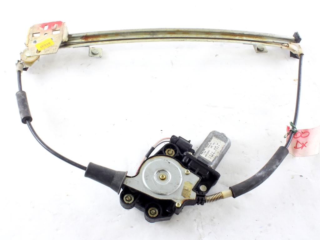 MEHANIZEM DVIGA SPREDNJIH STEKEL  OEM N. 8970 SISTEMA ALZACRISTALLO PORTA ANTERIORE ELETTRI ORIGINAL REZERVNI DEL FIAT SEICENTO 600 187 MK2 (1998 - 04/2005)BENZINA LETNIK 2005