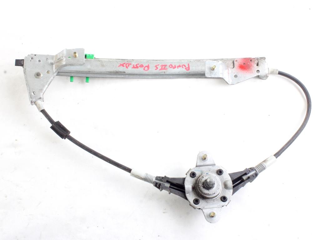 ROCNI SISTEM ZA DVIGOVANJE ZADNJEGA STEKLA  OEM N. 46536307 ORIGINAL REZERVNI DEL FIAT PUNTO 188 MK2 R (2003 - 2011) DIESEL LETNIK 2004