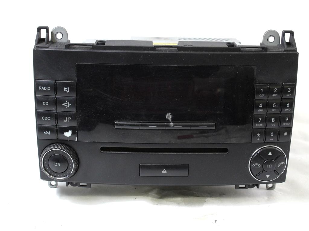 RADIO CD / OJACEVALNIK / IMETNIK HIFI OEM N. A1698700689 ORIGINAL REZERVNI DEL MERCEDES CLASSE B W245 T245 5P (2005 - 2011) DIESEL LETNIK 2008