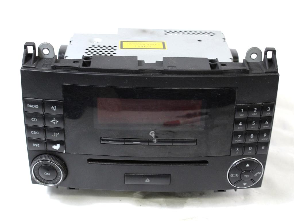 RADIO CD / OJACEVALNIK / IMETNIK HIFI OEM N. A1698700689 ORIGINAL REZERVNI DEL MERCEDES CLASSE B W245 T245 5P (2005 - 2011) DIESEL LETNIK 2008