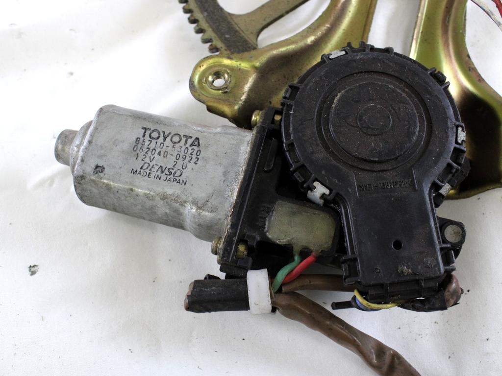 MEHANIZEM DVIGA SPREDNJIH STEKEL  OEM N. 16320 SISTEMA ALZACRISTALLO PORTA ANTERIORE ELETTR ORIGINAL REZERVNI DEL LEXUS IS 200 300 E1 (1998 - 2005)BENZINA LETNIK 2001