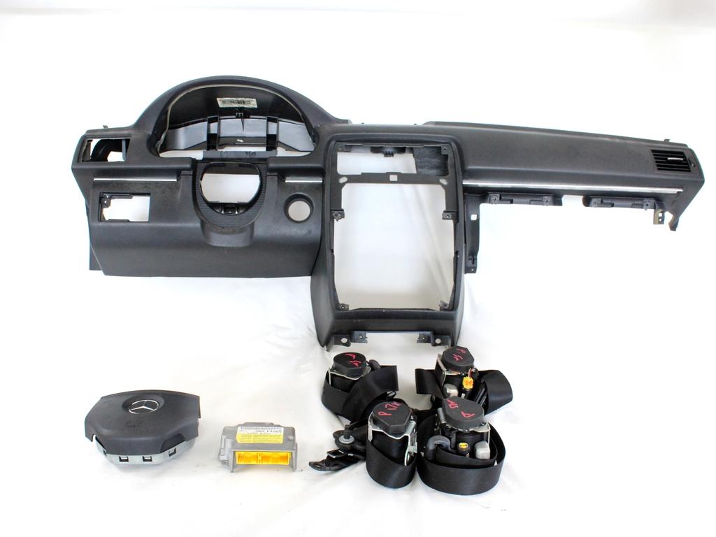 KIT AIRBAG KOMPLET OEM N. 18508 KIT AIRBAG COMPLETO ORIGINAL REZERVNI DEL MERCEDES CLASSE B W245 T245 5P (2005 - 2011) DIESEL LETNIK 2008