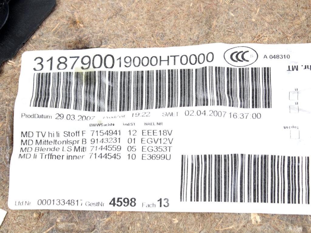 VRATNI PANEL OEM N. PNPSTBWSR3E91SW5P ORIGINAL REZERVNI DEL BMW SERIE 3 BER/SW/COUPE/CABRIO E90/E91/E92/E93 (2005 -2009) DIESEL LETNIK 2007