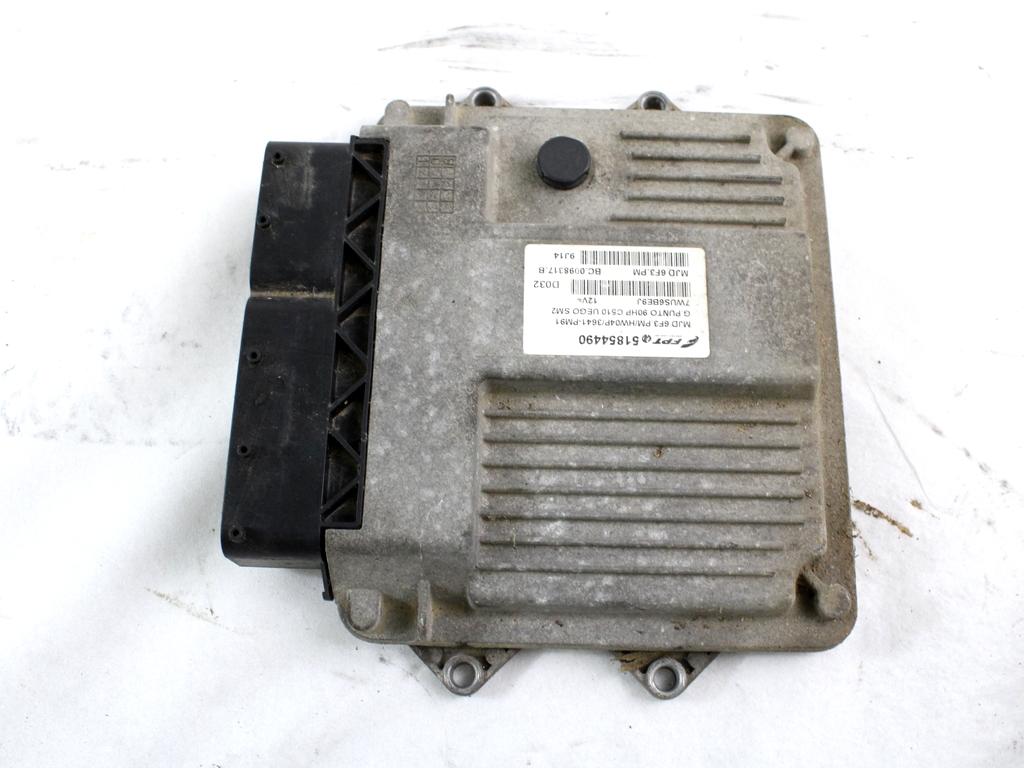 KOMPLET ODKLEPANJE IN VZIG  OEM N. 32824 KIT ACCENSIONE AVVIAMENTO ORIGINAL REZERVNI DEL FIAT PUNTO EVO 199 (2009 - 2012)  DIESEL LETNIK 2009