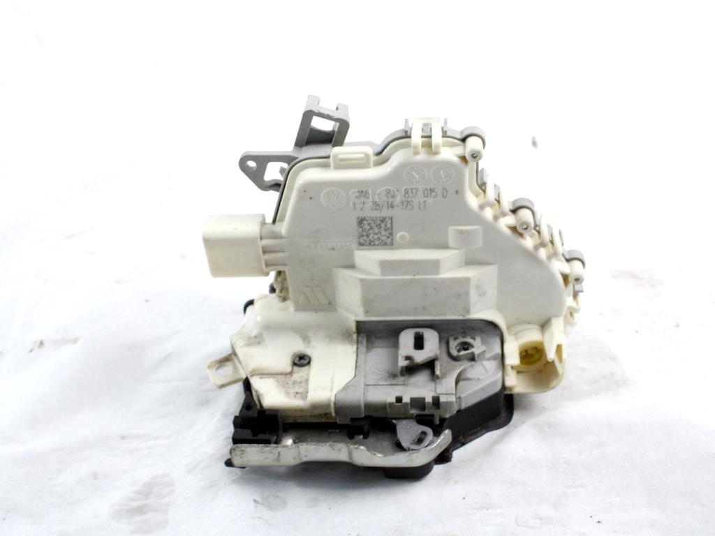 CENTRALNO ZAKLEPANJE PREDNIH LEVIH VRAT OEM N. 8J1837015D ORIGINAL REZERVNI DEL AUDI Q3 8U (2011 - 2014)DIESEL LETNIK 2014