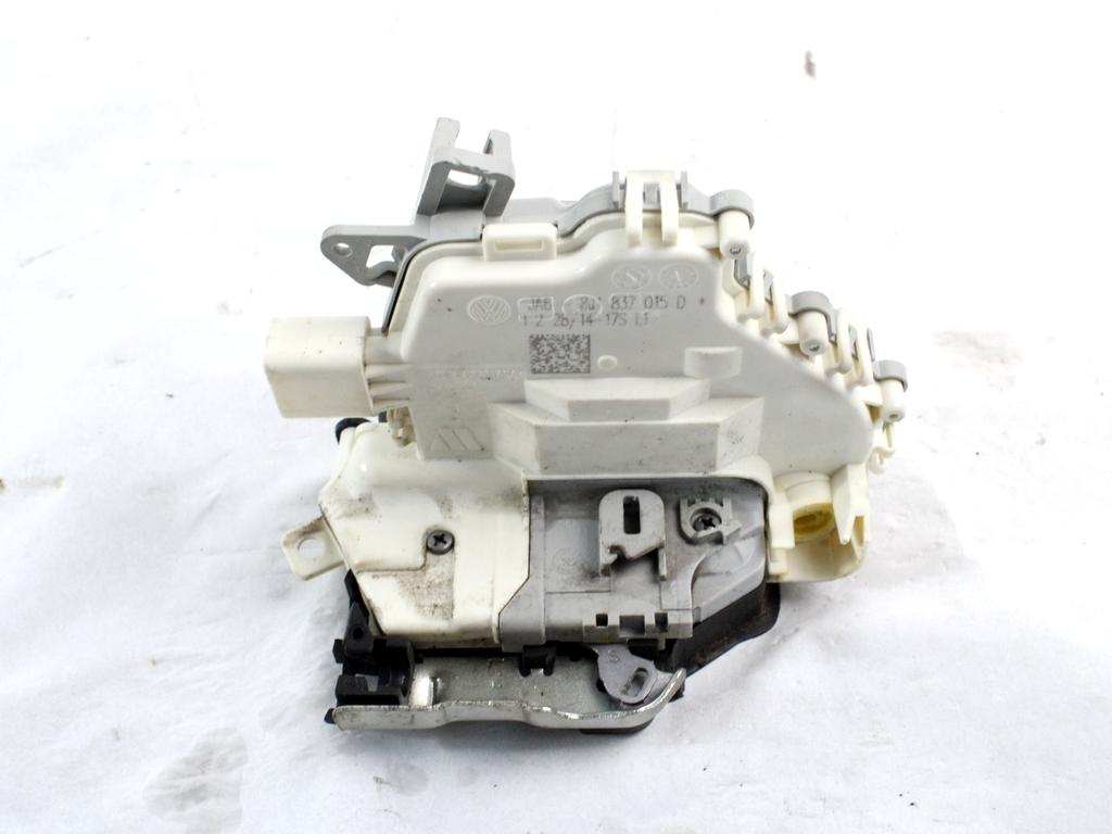 CENTRALNO ZAKLEPANJE PREDNIH LEVIH VRAT OEM N. 8J1837015D ORIGINAL REZERVNI DEL AUDI Q3 8U (2011 - 2014)DIESEL LETNIK 2014