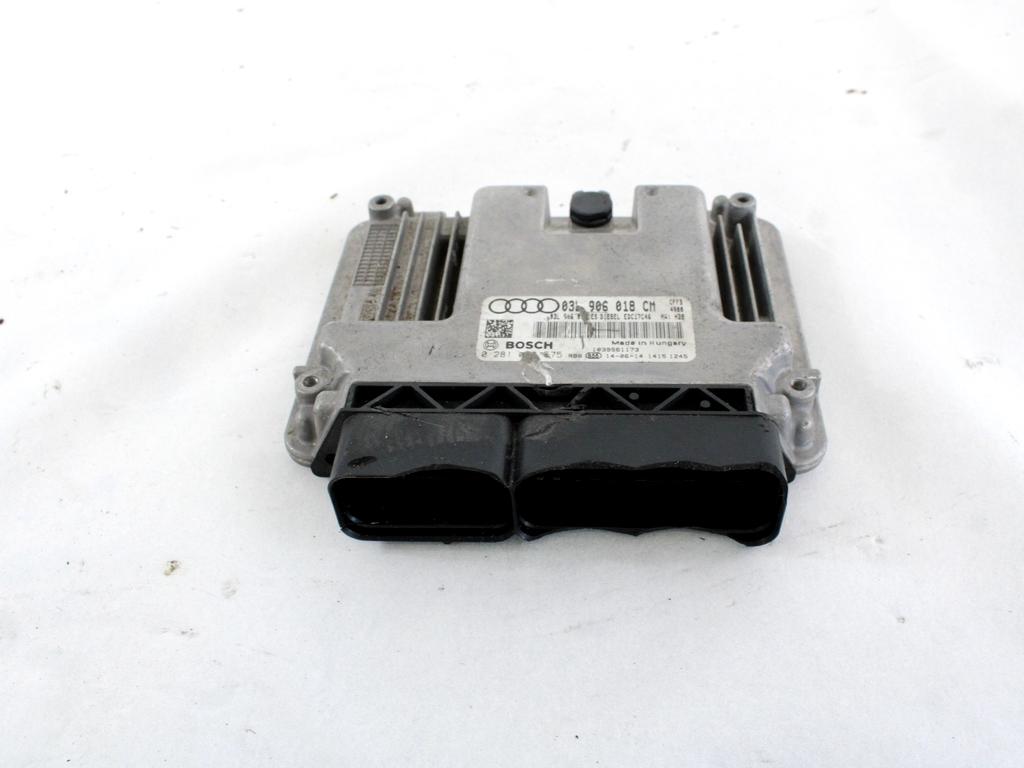 OSNOVNA KRMILNA ENOTA DDE / MODUL ZA VBRIZGAVANJE OEM N. 03L906018CM ORIGINAL REZERVNI DEL AUDI Q3 8U (2011 - 2014)DIESEL LETNIK 2014