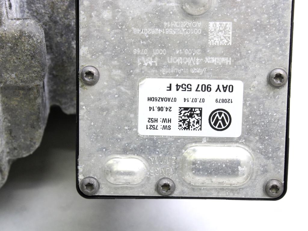 ZADNJI DIFERENCIAL OEM N. 0AY525010F ORIGINAL REZERVNI DEL AUDI Q3 8U (2011 - 2014)DIESEL LETNIK 2014