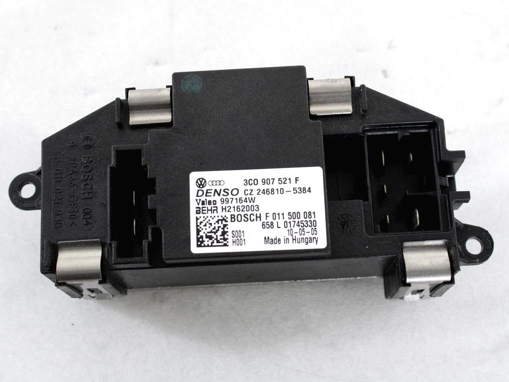 REGULATOR PREZRACEVANJA OEM N. 3C0907521F ORIGINAL REZERVNI DEL SEAT LEON 1P1 MK2 (2005 - 2012) DIESEL LETNIK 2011