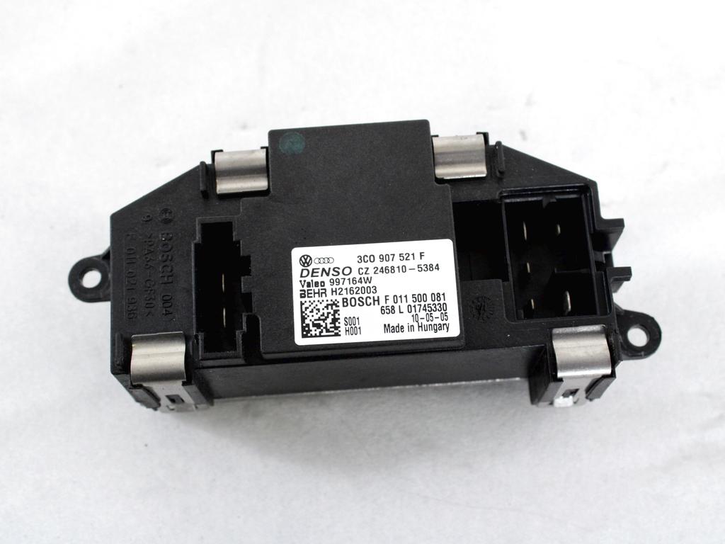 REGULATOR PREZRACEVANJA OEM N. 3C0907521F ORIGINAL REZERVNI DEL SEAT LEON 1P1 MK2 (2005 - 2012) DIESEL LETNIK 2011