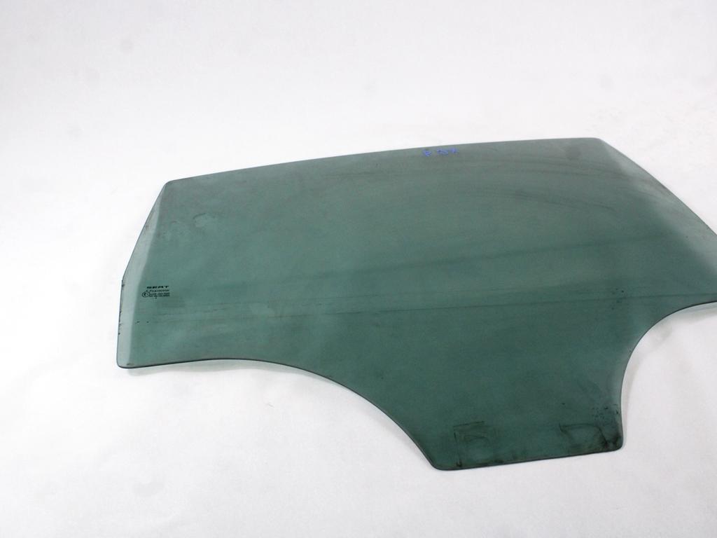 STEKLO ZADNJIH DESNIH VRAT OEM N. 1P0845206B ORIGINAL REZERVNI DEL SEAT LEON 1P1 MK2 (2005 - 2012) DIESEL LETNIK 2011