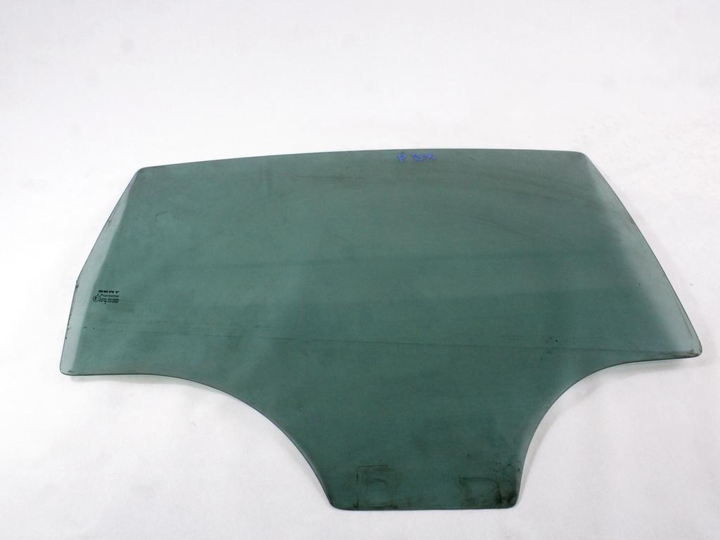 STEKLO ZADNJIH DESNIH VRAT OEM N. 1P0845206B ORIGINAL REZERVNI DEL SEAT LEON 1P1 MK2 (2005 - 2012) DIESEL LETNIK 2011