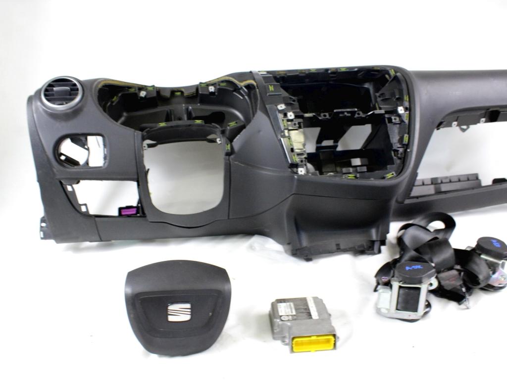 KIT AIRBAG KOMPLET OEM N. 762 KIT AIRBAG COMPLETO ORIGINAL REZERVNI DEL SEAT LEON 1P1 MK2 (2005 - 2012) DIESEL LETNIK 2011