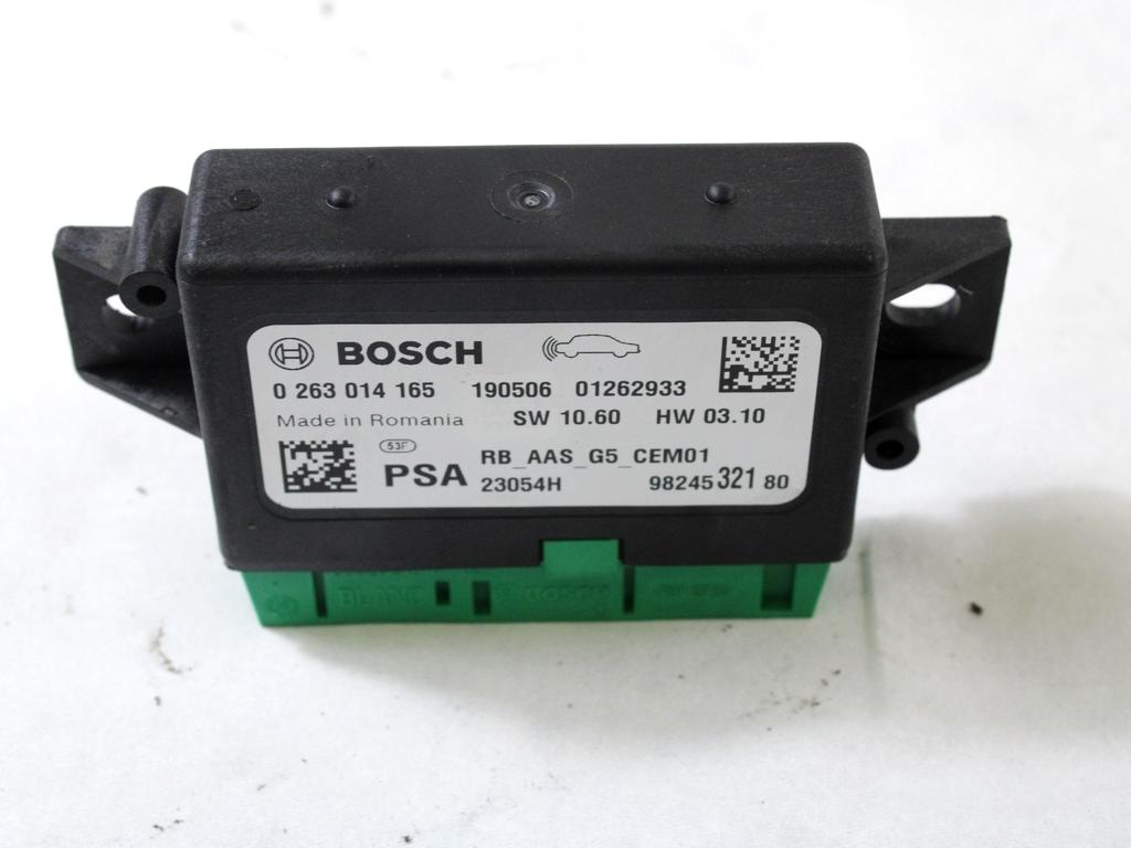 ECU PARKIRNI SENZORJI OEM N. 9824532180 ORIGINAL REZERVNI DEL CITROEN C3 SX SY MK3 (DAL 2016) BENZINA LETNIK 2019