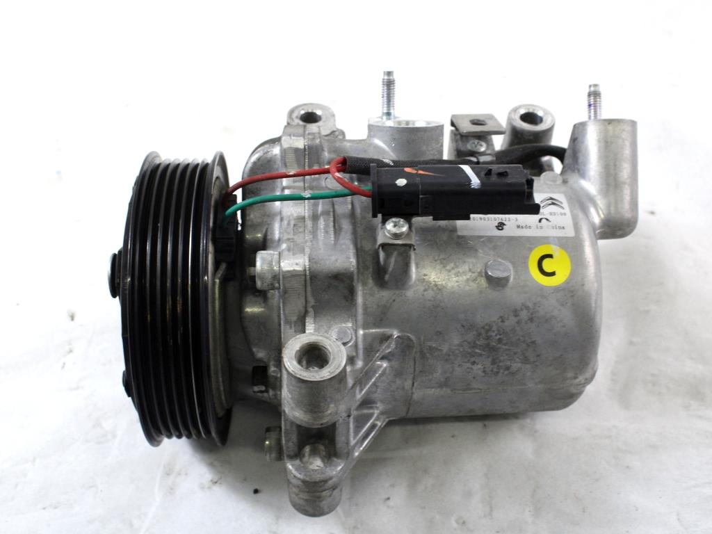 KOMPRESOR KLIME  OEM N. 9810349980 ORIGINAL REZERVNI DEL CITROEN C3 SX SY MK3 (DAL 2016) BENZINA LETNIK 2019