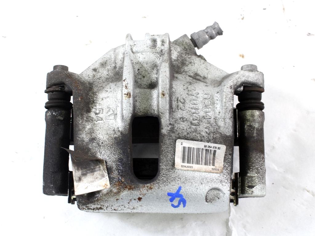 SPREDNJE LEVE ZAVORNE CELJUSTI  OEM N. 9805497680 ORIGINAL REZERVNI DEL CITROEN C3 SX SY MK3 (DAL 2016) BENZINA LETNIK 2019