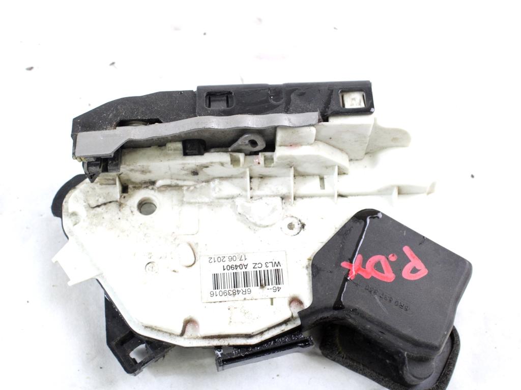 CENTRALNO ZAKLEPANJE ZADNJIH DESNIH VRAT OEM N. 6R4839016 ORIGINAL REZERVNI DEL VOLKSWAGEN POLO 6R1 6C1 (06/2009 - 02/2014) DIESEL LETNIK 2012