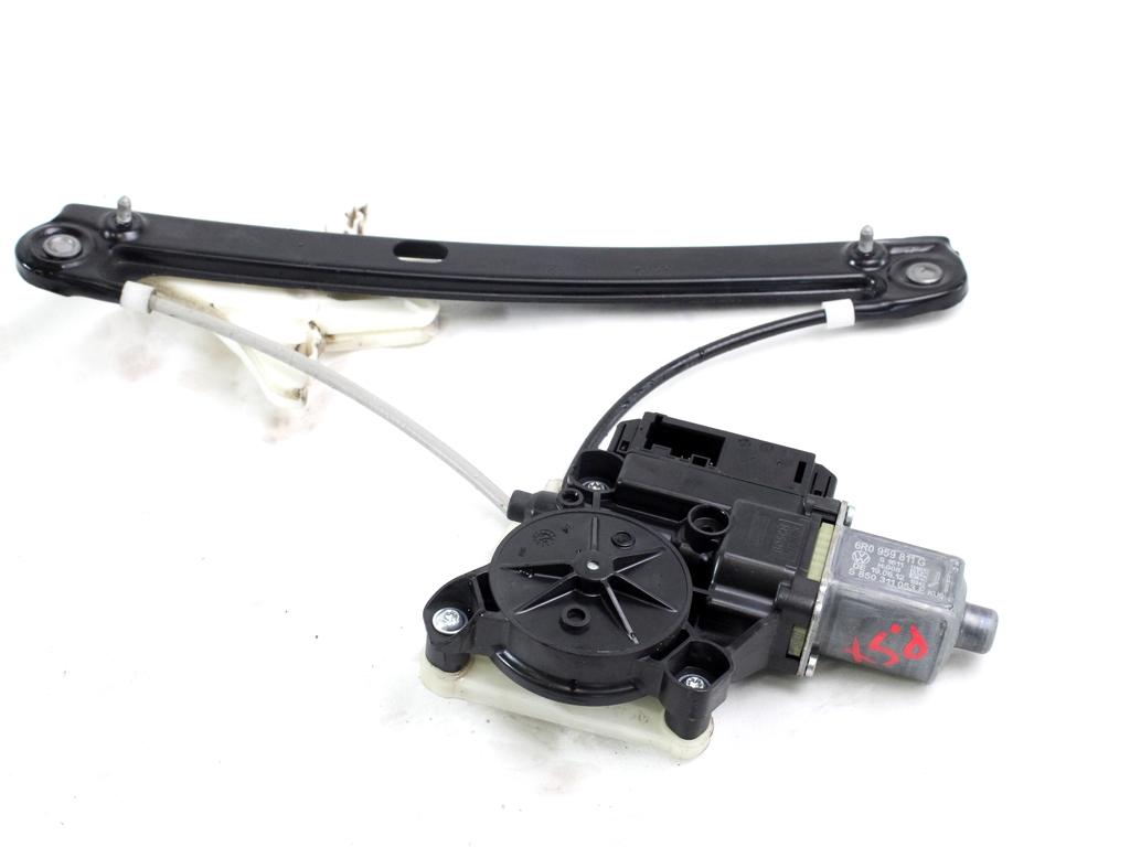 MEHANIZEM DVIGA ZADNJIH STEKEL  OEM N. 32819 SISTEMA ALZACRISTALLO PORTA POSTERIORE ELETT ORIGINAL REZERVNI DEL VOLKSWAGEN POLO 6R1 6C1 (06/2009 - 02/2014) DIESEL LETNIK 2012