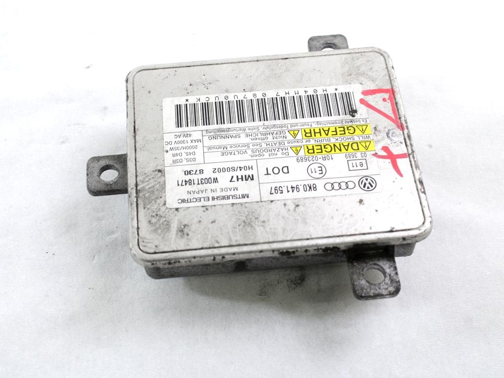 RACUNALNIK KSENONSKIH ZAROMETOV OEM N. 8K0941597 ORIGINAL REZERVNI DEL AUDI A4 B8 8K2 BER/SW/CABRIO (2007 - 11/2015) DIESEL LETNIK 2009