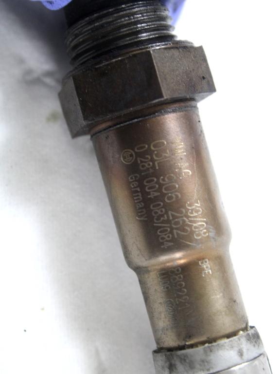 SONDA LAMBDA  OEM N. 03L906262 ORIGINAL REZERVNI DEL AUDI A4 B8 8K2 BER/SW/CABRIO (2007 - 11/2015) DIESEL LETNIK 2009