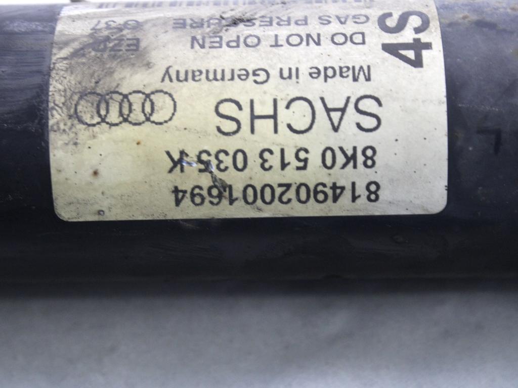 ZADNJI AMORTIZERJI OEM N. 25510 COPPIA AMMORTIZZATORI POSTERIORI ORIGINAL REZERVNI DEL AUDI A4 B8 8K2 BER/SW/CABRIO (2007 - 11/2015) DIESEL LETNIK 2009